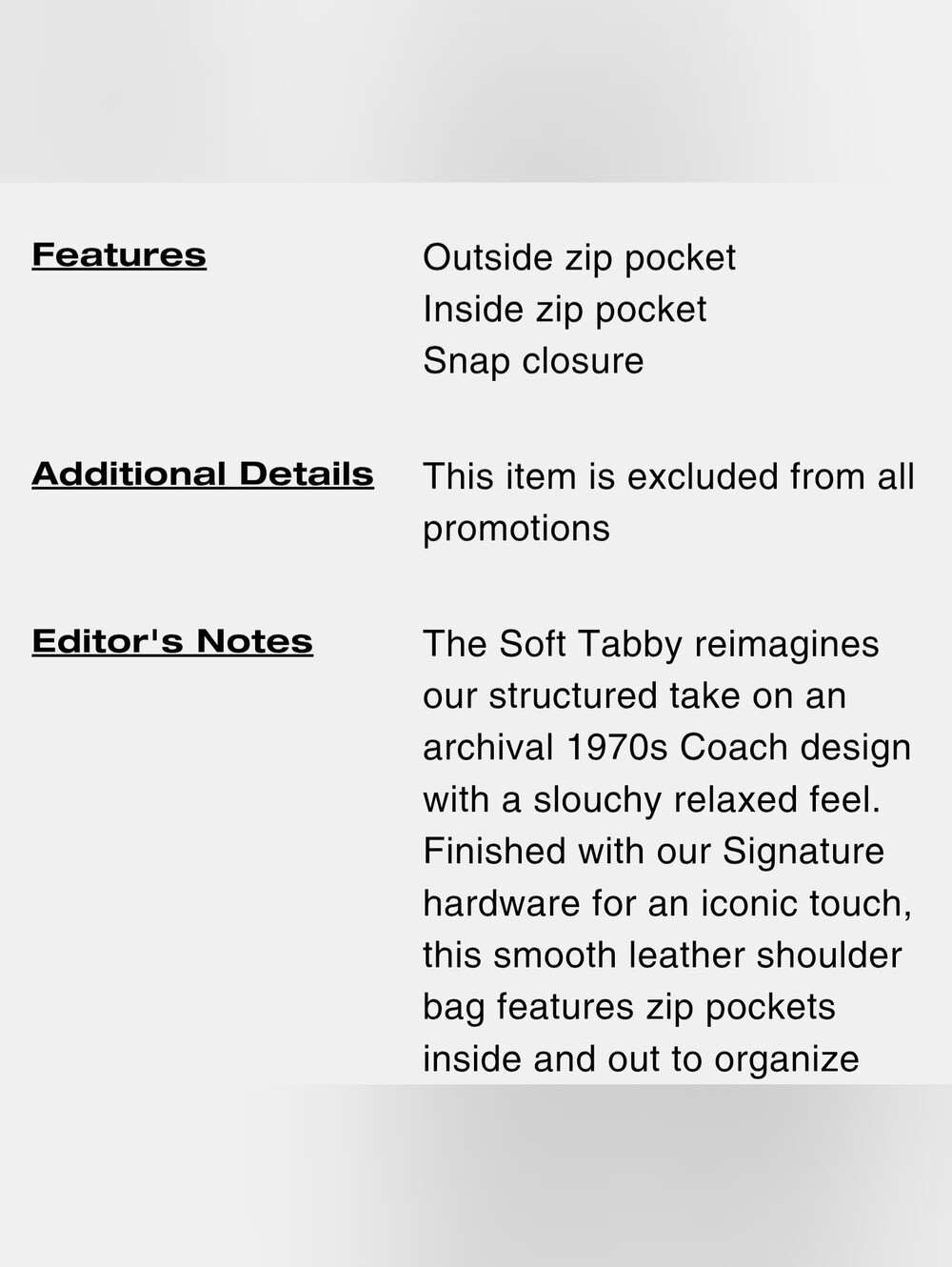 COACH Tabby Shoulder Bag - Picture 9 of 10